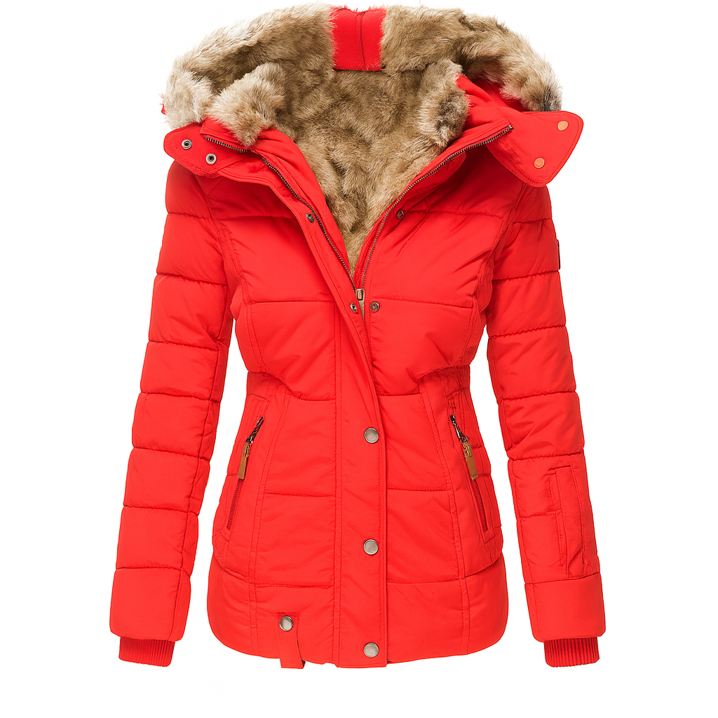Michalea Fur Hooded Jacket