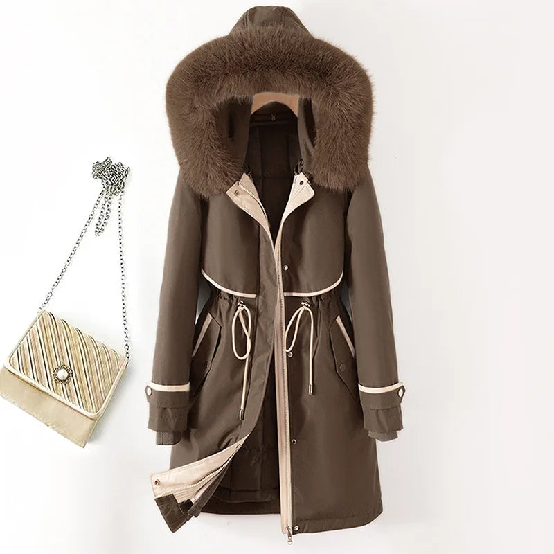 Cocoon Long Fur Parka