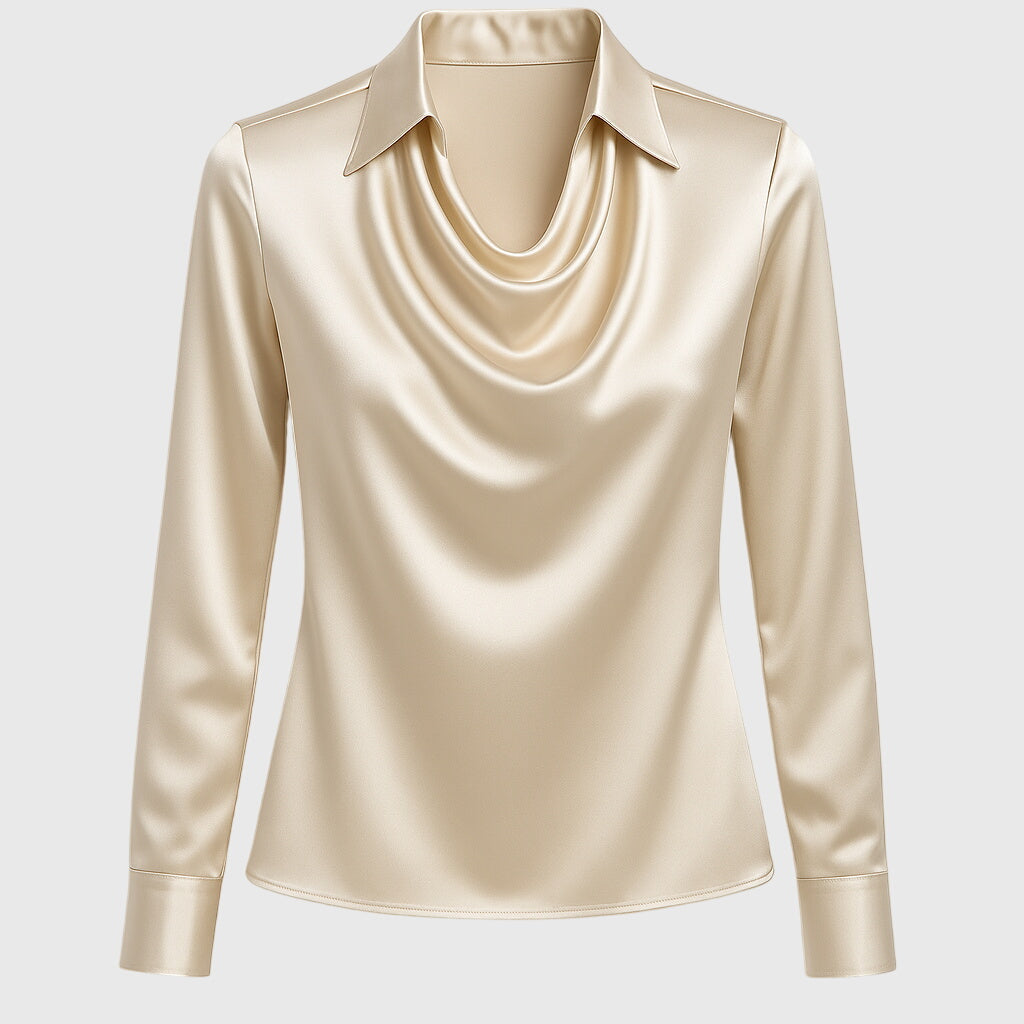 Sylvie - Luxury Satin Blouse