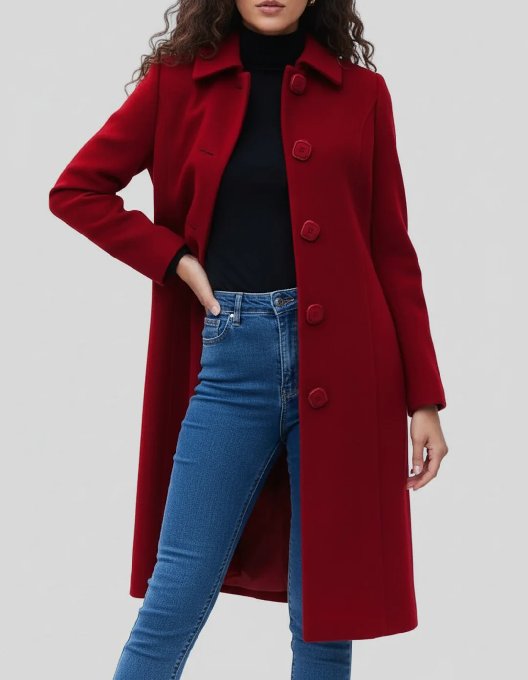 Rebecca Single Breasted Trench Coat