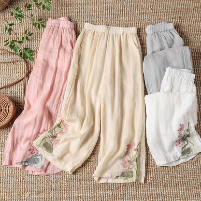 Lysette - Floral Print Pants