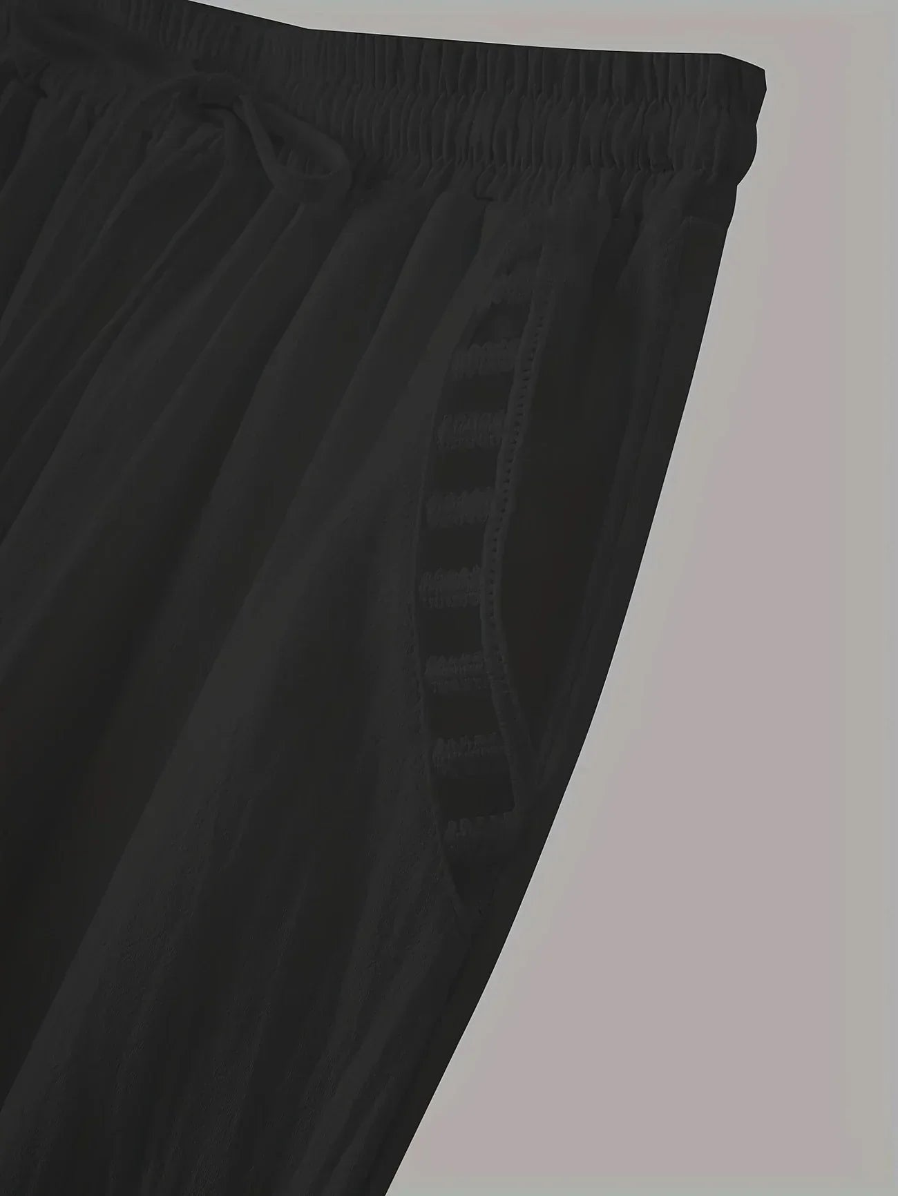 Tracey Contrast Trim Cropped Pants