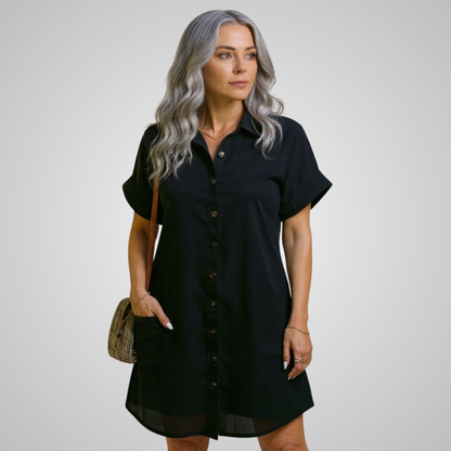 Stella - Casual Button Dress