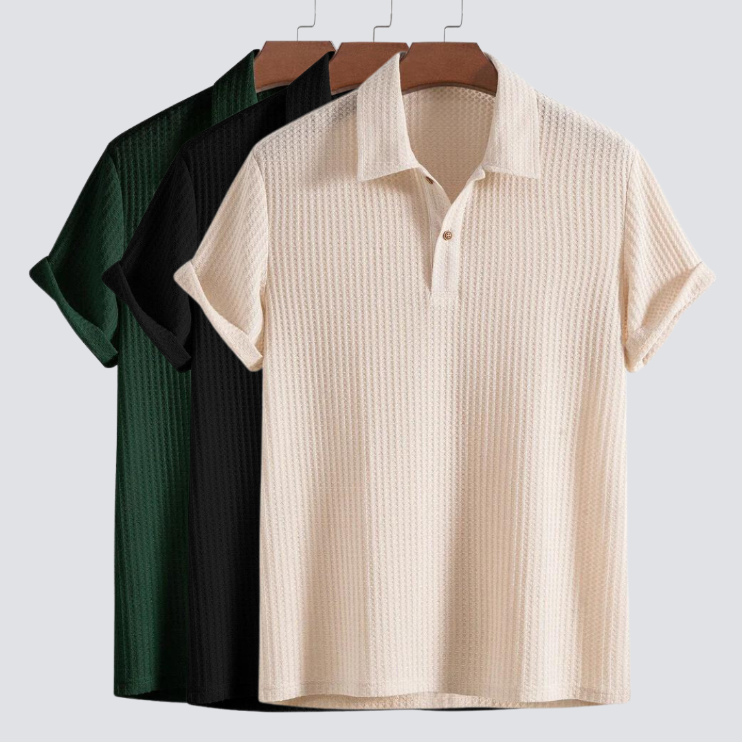 NoirBlanc Sydney™ | Milano Waffle Knit Polo