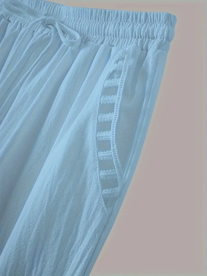 Tracey Contrast Trim Cropped Pants