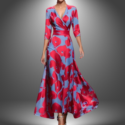 Saffie - Printed Wrap Dress
