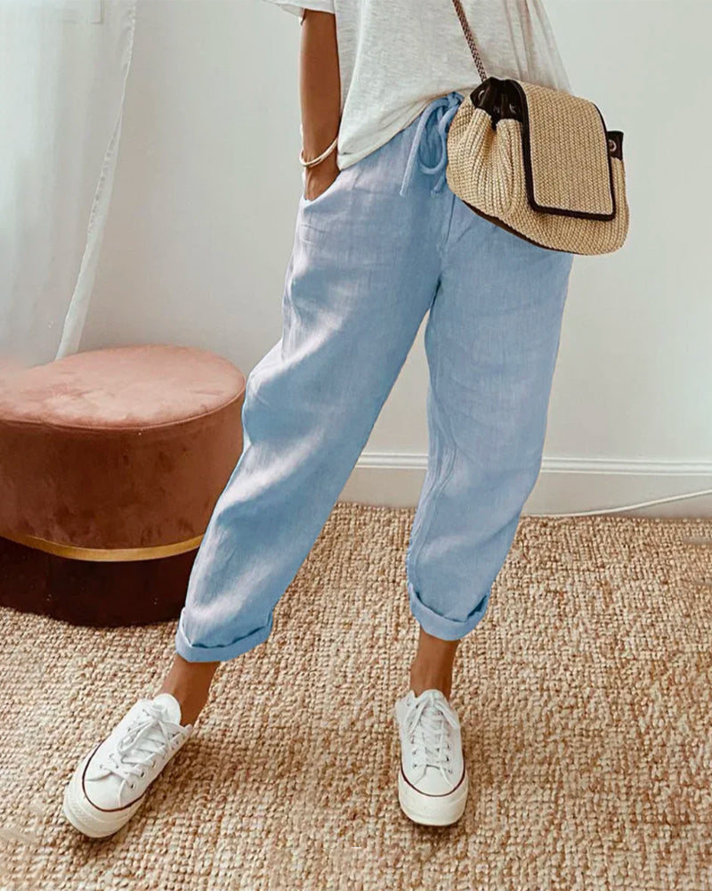 LUCY Luxe Linen Pants