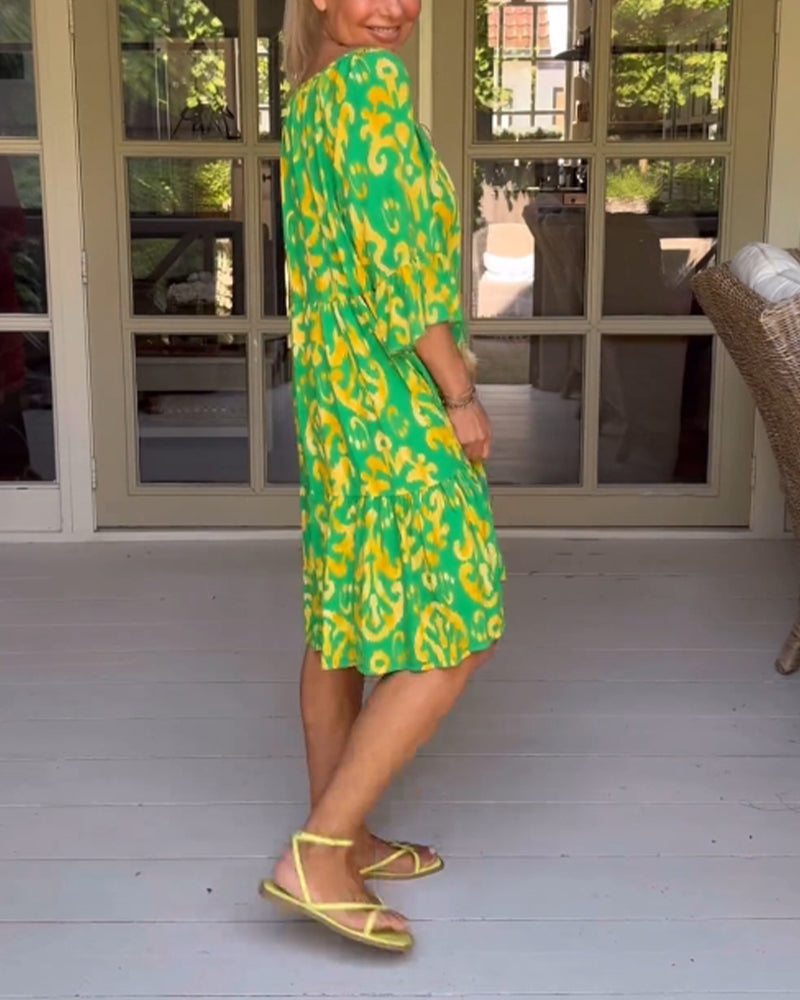 Rica - Relaxed Printed Dress