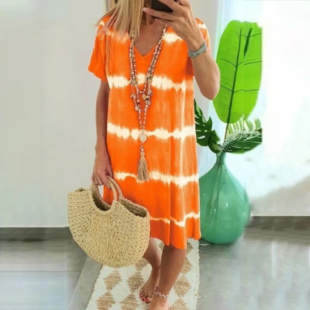 Wilma - Effortless Tie-Dye Dress