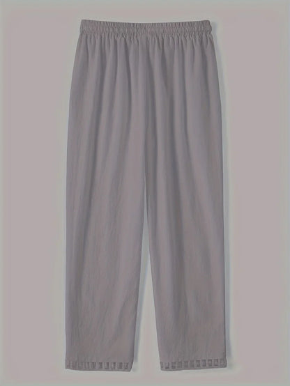 Tracey Contrast Trim Cropped Pants