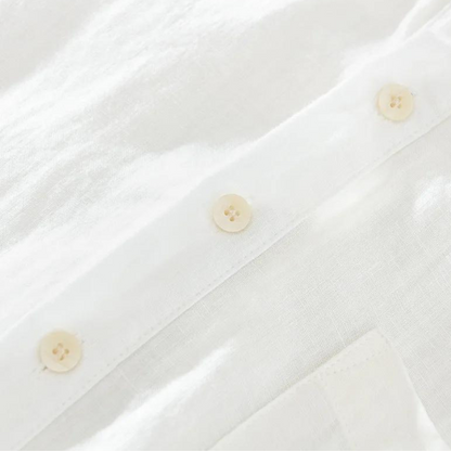 NoirBlanc Sydney™ | Amalfi Linen Popover Shirt