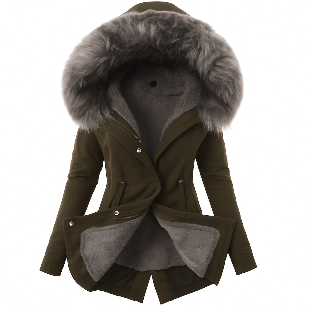 Lourdes Faux Fur Parka
