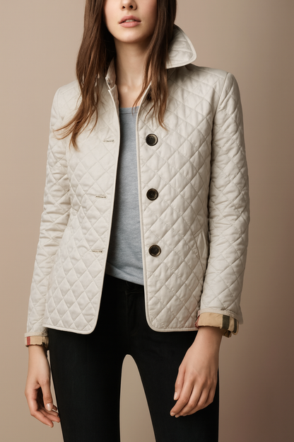 Madona Quilted Button Jacket