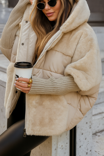 Frances Quilted Hooded Coat