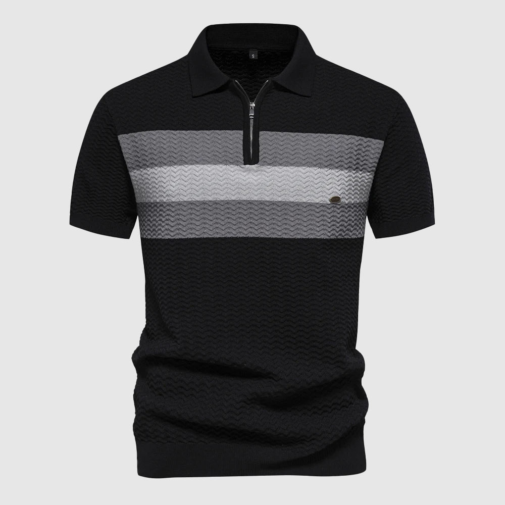 NoirBlanc Sydney™ | Marina Zip Polo Shirt