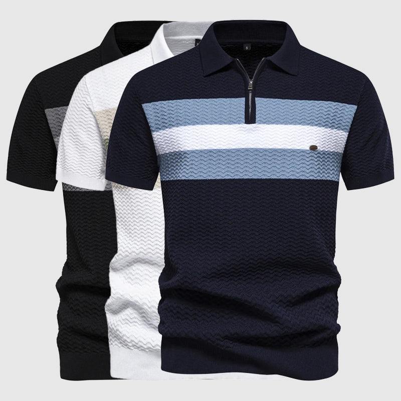 NoirBlanc Sydney™ | Marina Zip Polo Shirt
