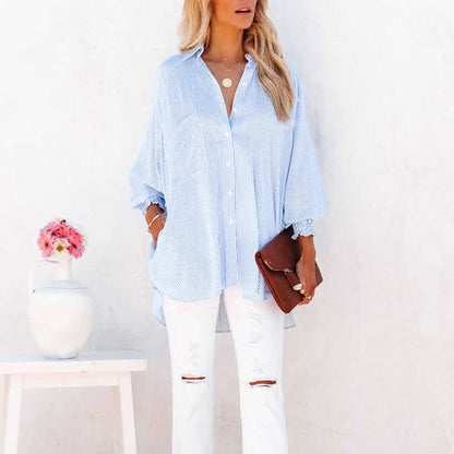 Quinlee - Stripe Relaxed Shirt