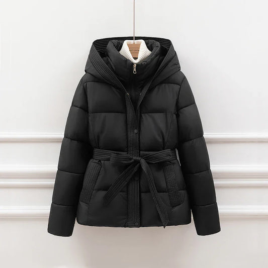 Sasha Hooded Quilted Coat
