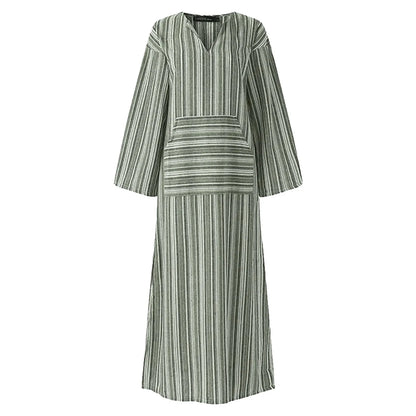 Yvonne - Striped Maxi Dress