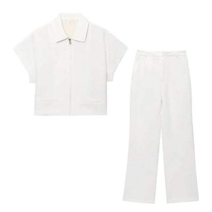 NoirBlanc Sydney • Pia Lapel Zipper Set