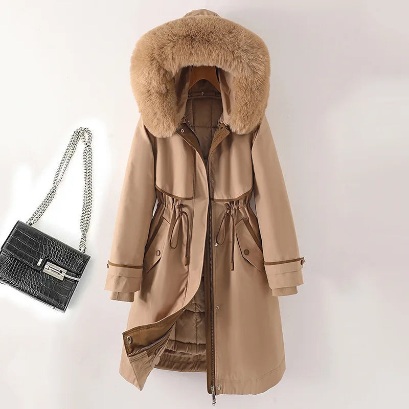 Cocoon Long Fur Parka