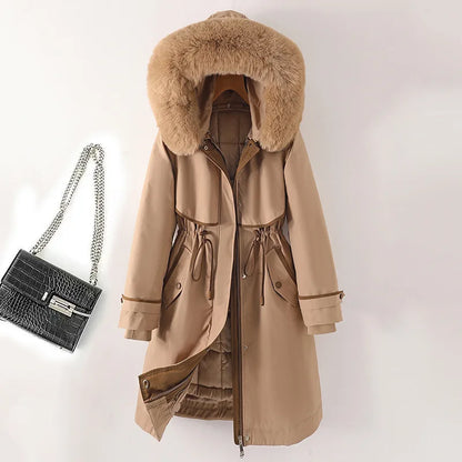 Cocoon Long Fur Parka