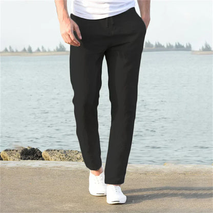 NoirBlanc Sydney™ | Coastal Breeze Linen Trousers
