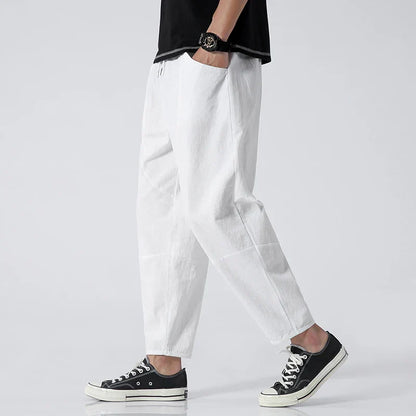NoirBlanc Sydney™ | Kyoto Linen Cropped Pants