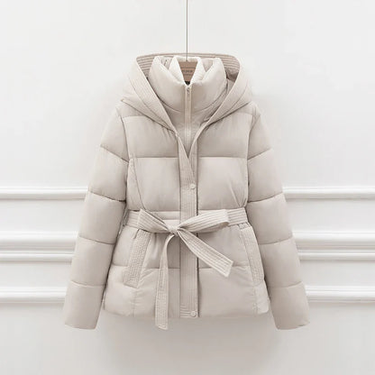 Sasha Hooded Quilted Coat