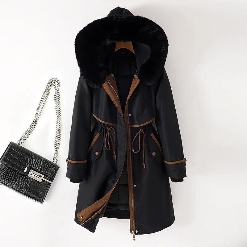 Cocoon Long Fur Parka