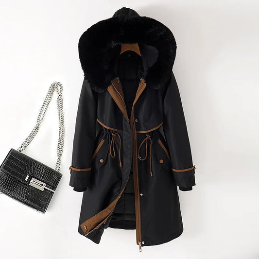 Cocoon Long Fur Parka