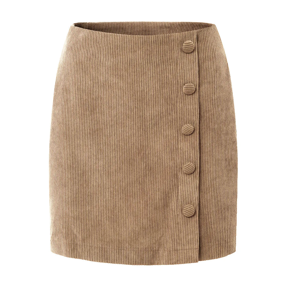 NoirBlanc Sydney™ | Button corduroy skirt