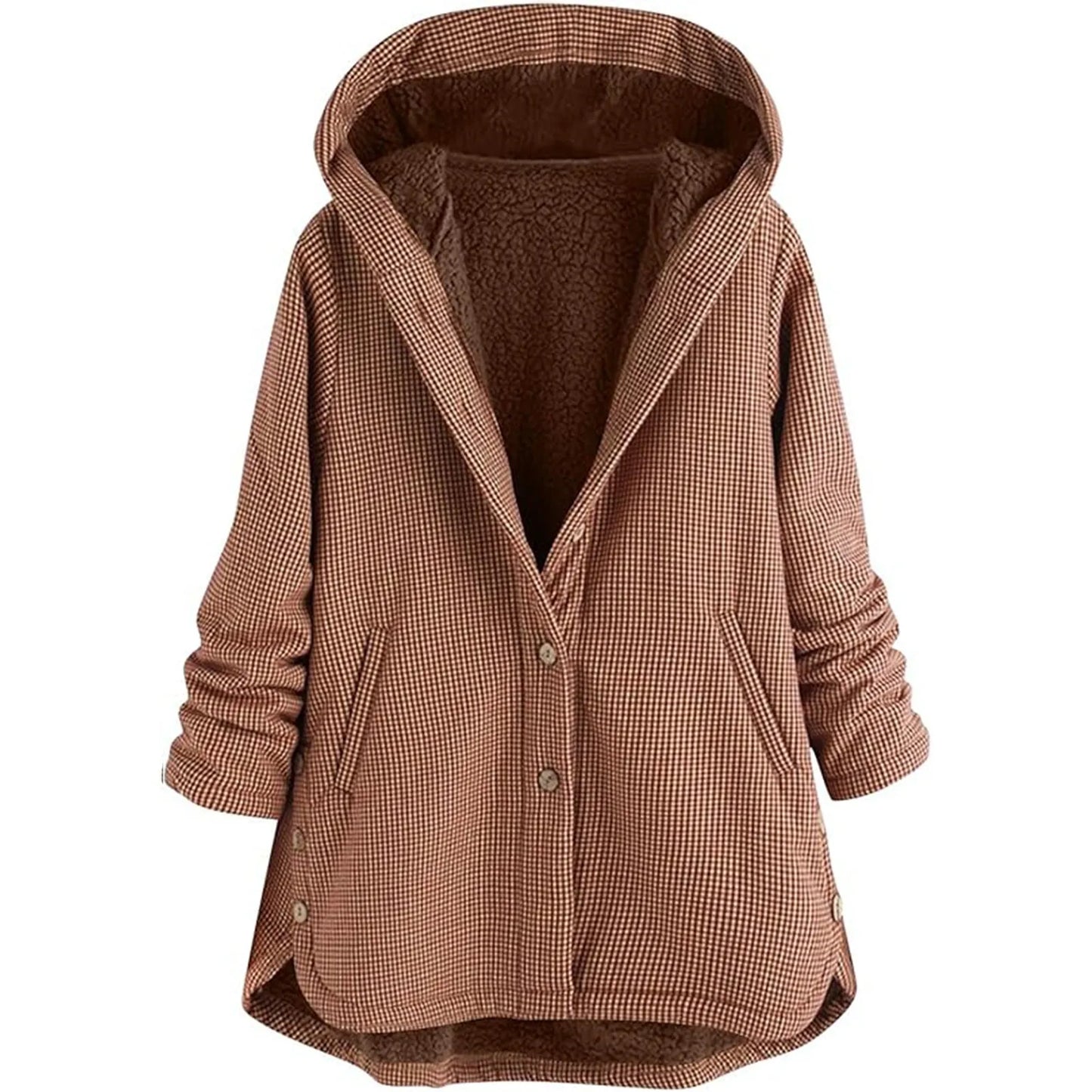 Sharon Flannel Plush Jacket