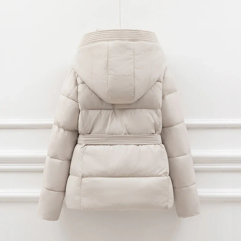 Sasha Hooded Quilted Coat