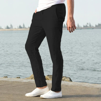 NoirBlanc Sydney™ | Coastal Breeze Linen Trousers