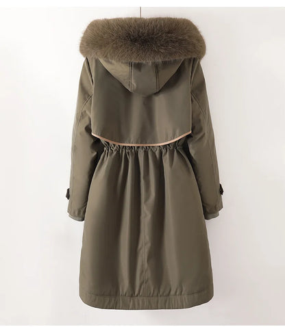 Cocoon Long Fur Parka