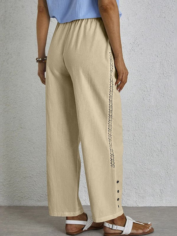 Celena - Effortless Buttoned Pants