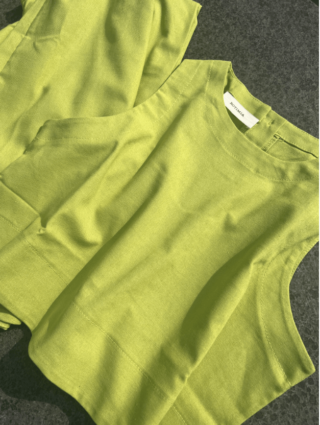 NoirBlanc Sydney™ | Chic Solid Colour Sleeveless 2-Piece Set