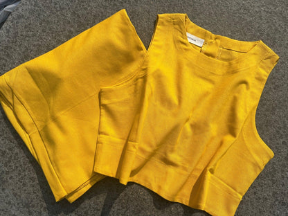 NoirBlanc Sydney™ | Chic Solid Colour Sleeveless 2-Piece Set