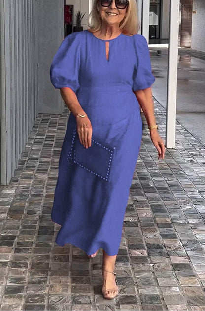 Juliana - Elegant Puff-Sleeve Dress