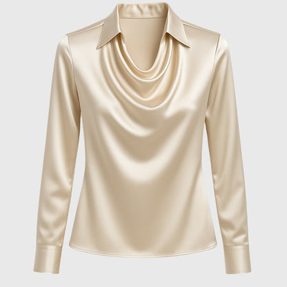 Sylvie - Luxury Satin Blouse
