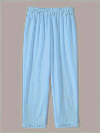 Tracey Contrast Trim Cropped Pants