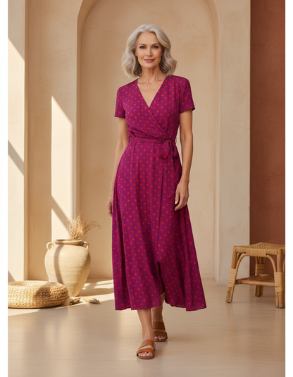 Leanne - Elegant Tummy Covering Dress