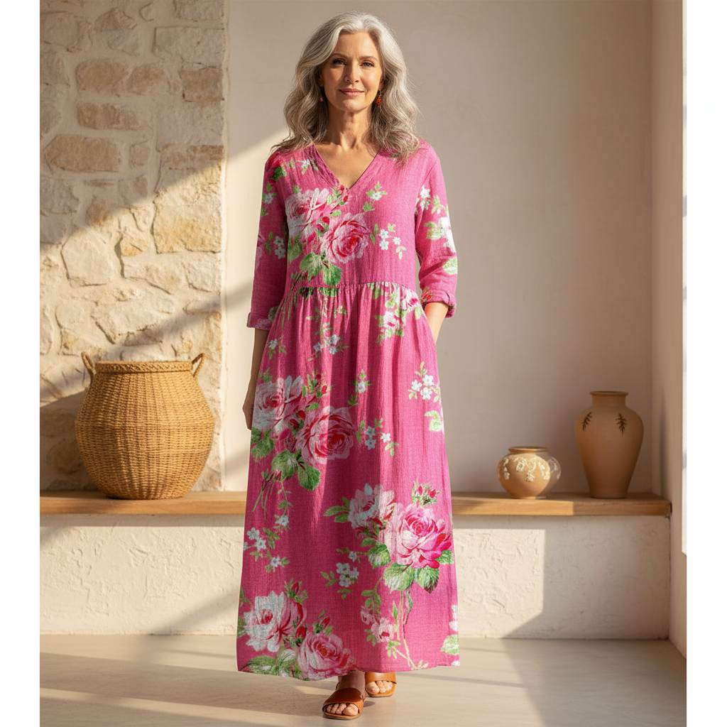 Rosaline - Bold Blossom Dress