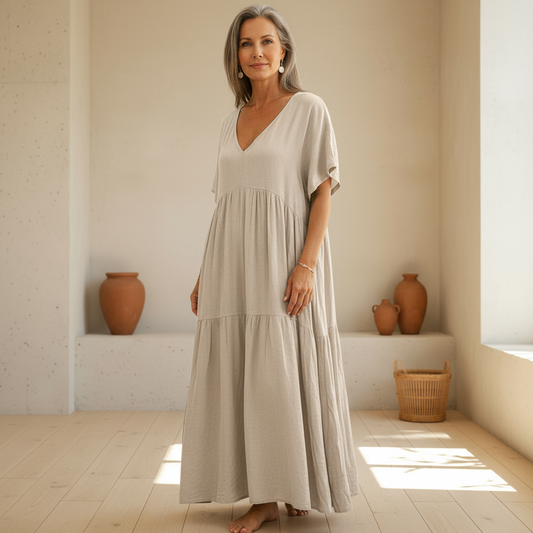 Maelis | Cotton Linen Dress
