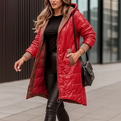Juliet Gloss Hooded Coat