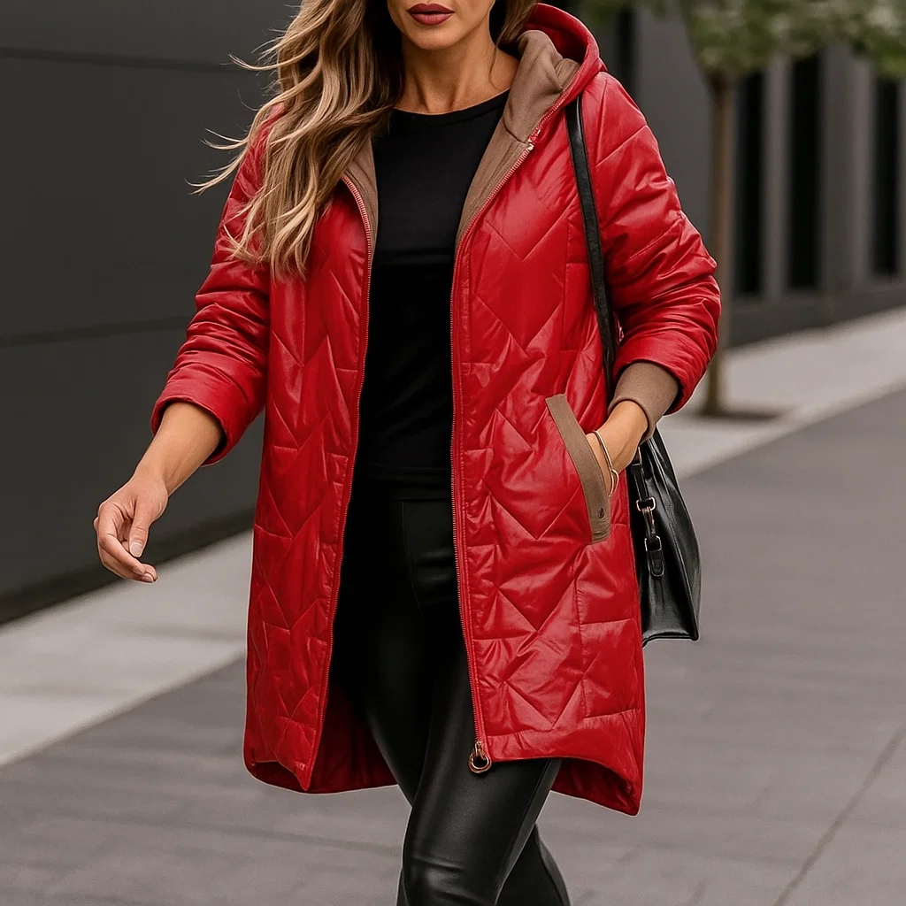 Juliet Gloss Hooded Coat