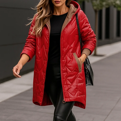 Juliet Gloss Hooded Coat