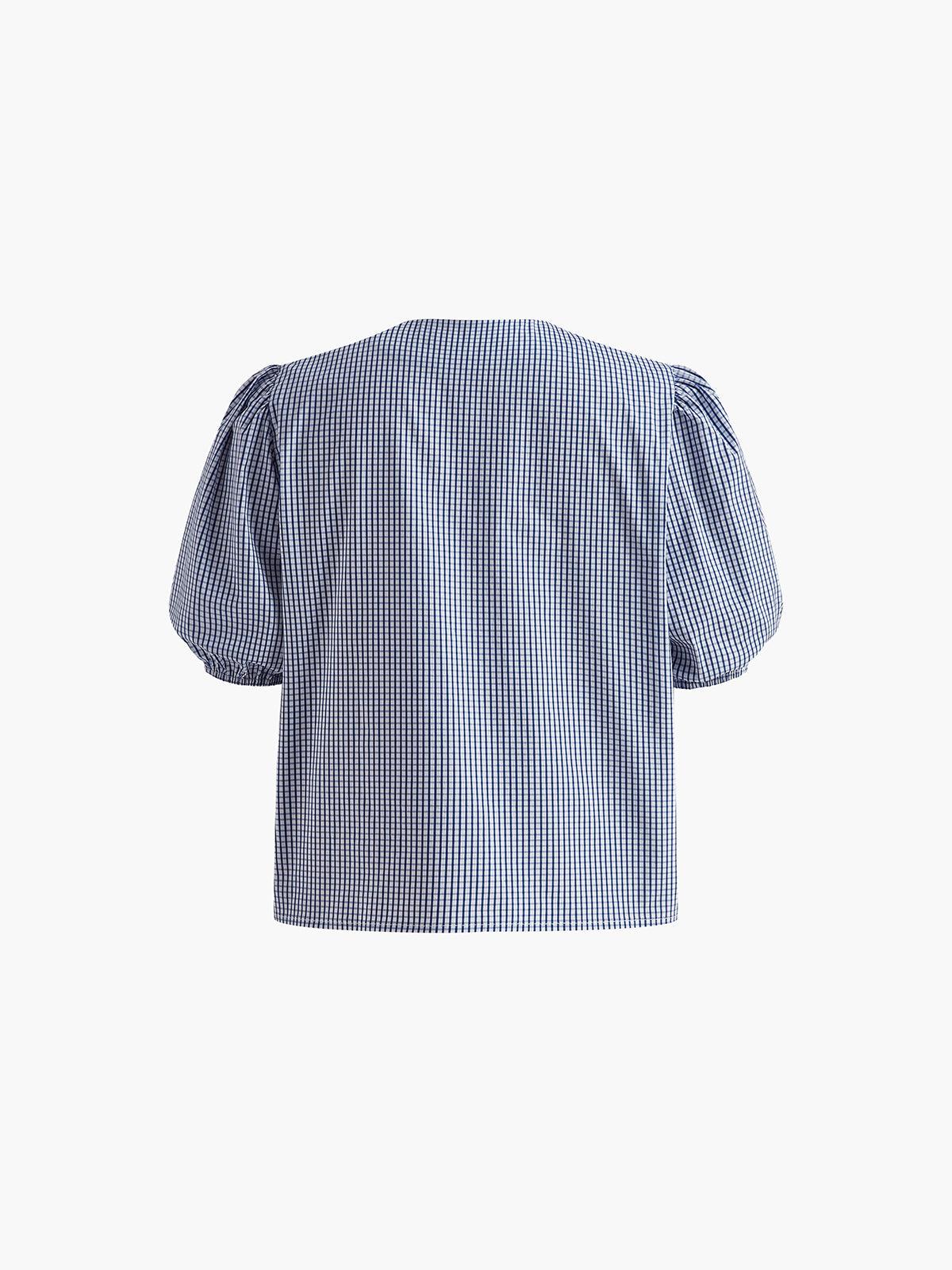 NoirBlanc Sydney™ | Checked Lace Up Shorts Set