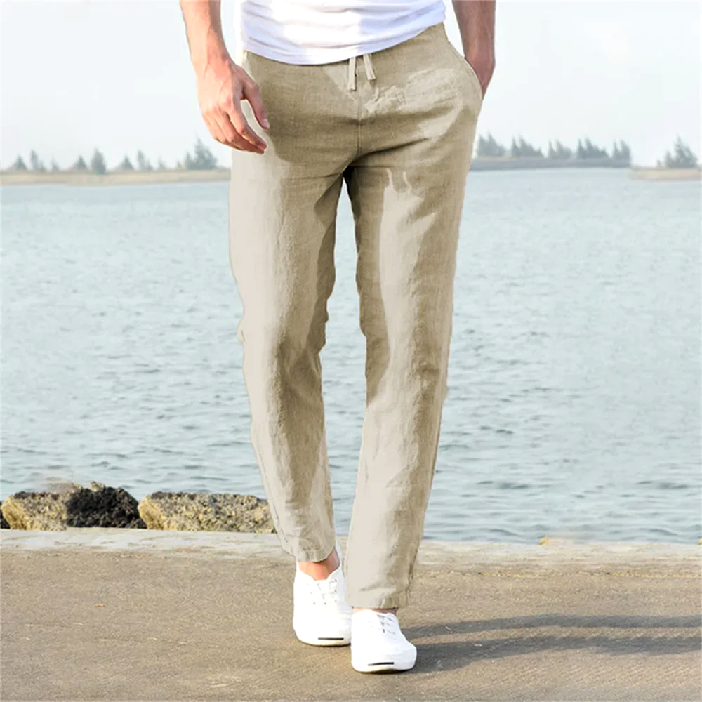 NoirBlanc Sydney™ | Coastal Breeze Linen Trousers